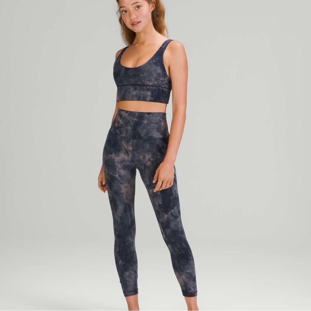 Lululemon Black and Purple Galaxy Leggings